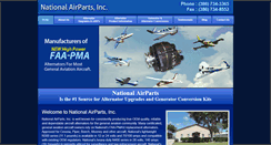 Desktop Screenshot of nationalairparts.com