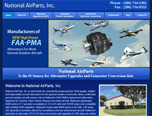 Tablet Screenshot of nationalairparts.com